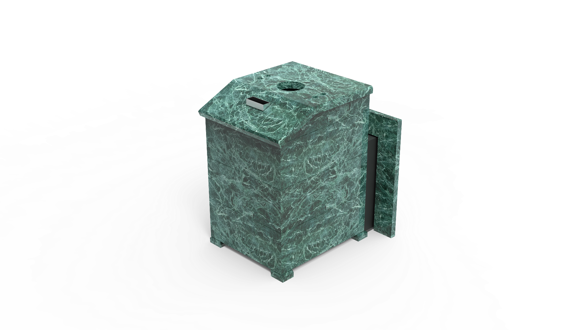 Печь из натурального камня Genesis GN 500 облицовка закрытая со скосом талькохлорит-шлифовка фото в Казани