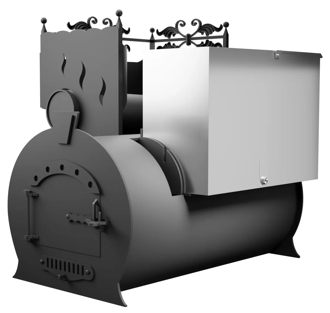 Печь Горыныч 3, каменка с левой стороны фото в Казани