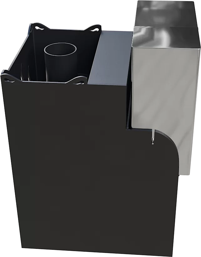 Печь Горыныч Мини, каменка с правой стороны фото в Казани