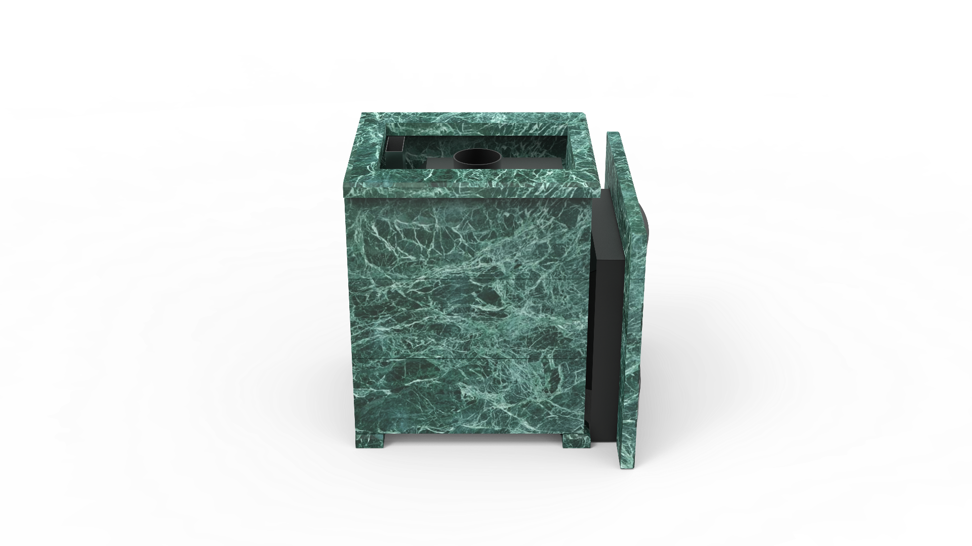 Печь из натурального камня Genesis GN 500 облицовка открытая пироксенит-элит фото в Казани