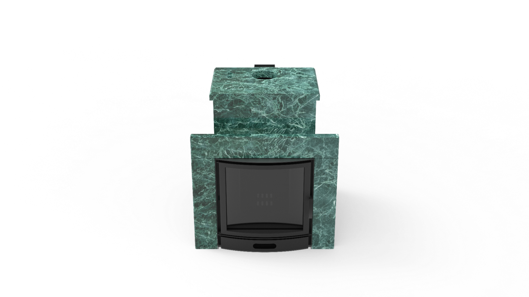 Печь из натурального камня Genesis GN 500 облицовка закрытая со скосом талькохлорит-шлифовка фото в Казани