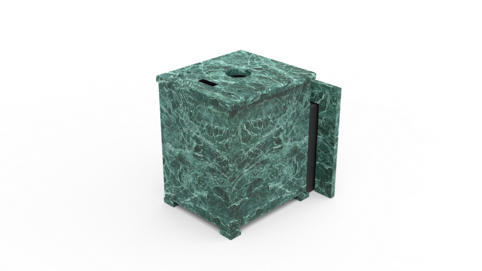 Печь из натурального камня Genesis GN 500 облицовка закрытая плоская пироксенит-элит фото в Казани