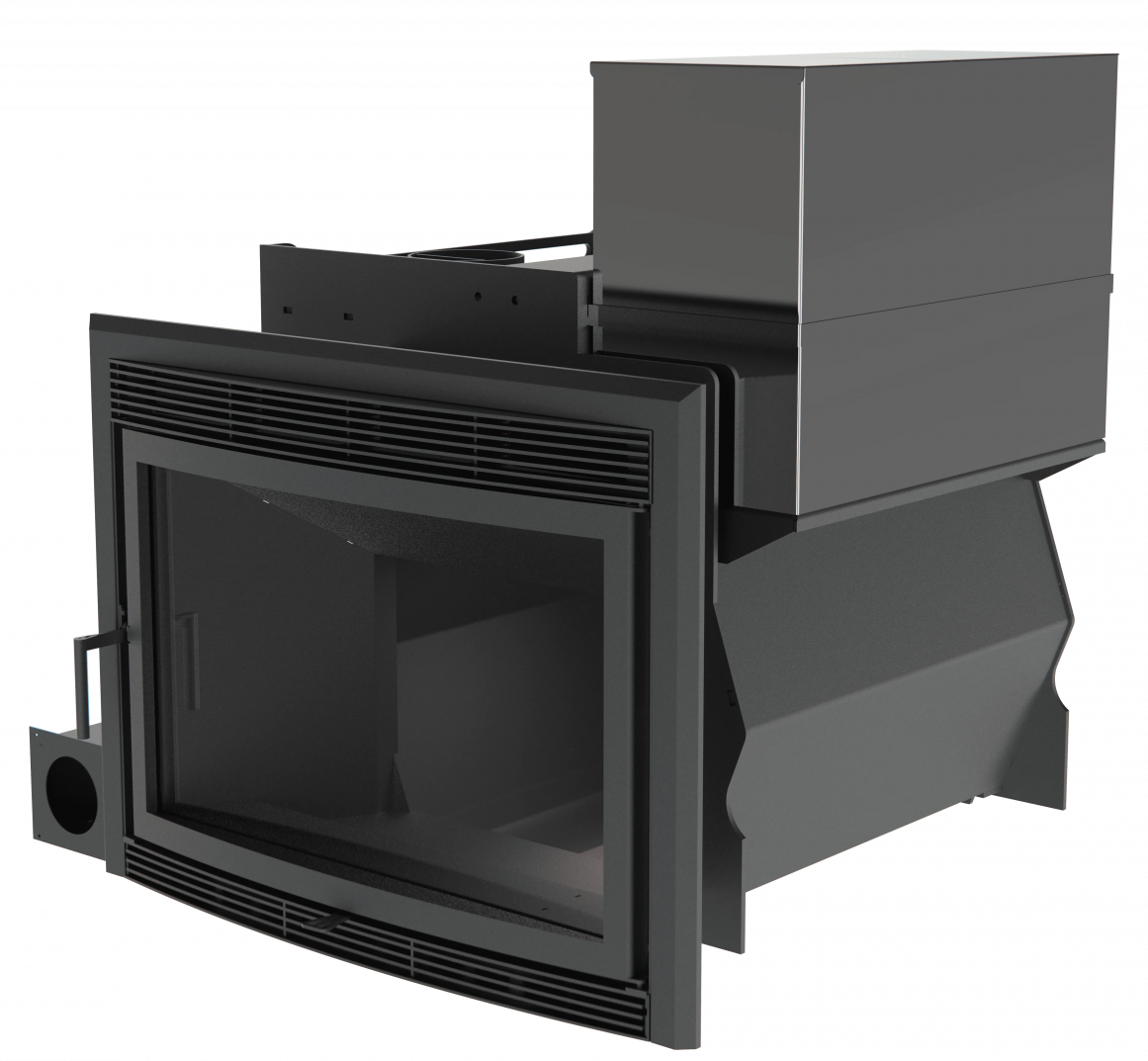 Банный камин 500, сталь+СВО фото в Казани