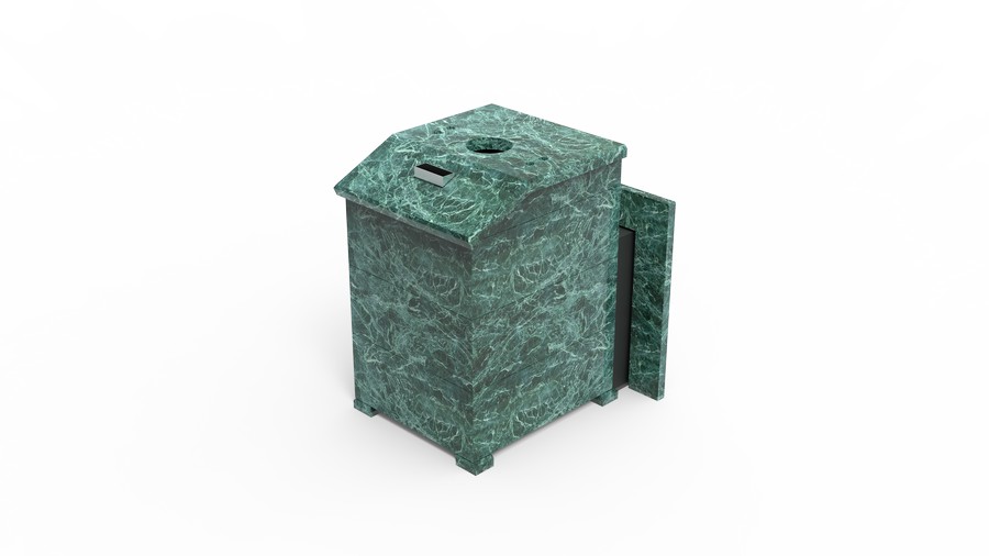 Печь в облицовке из натурального камня Genesis GN 500 облицовка закрытая со скосом талькохлорит-шлифовка фото в Казани