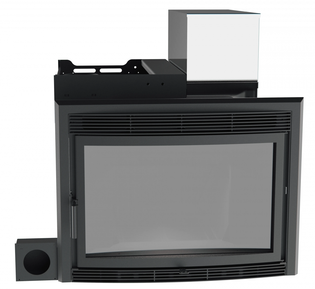 Банный камин 500, сталь+СВО фото в Казани