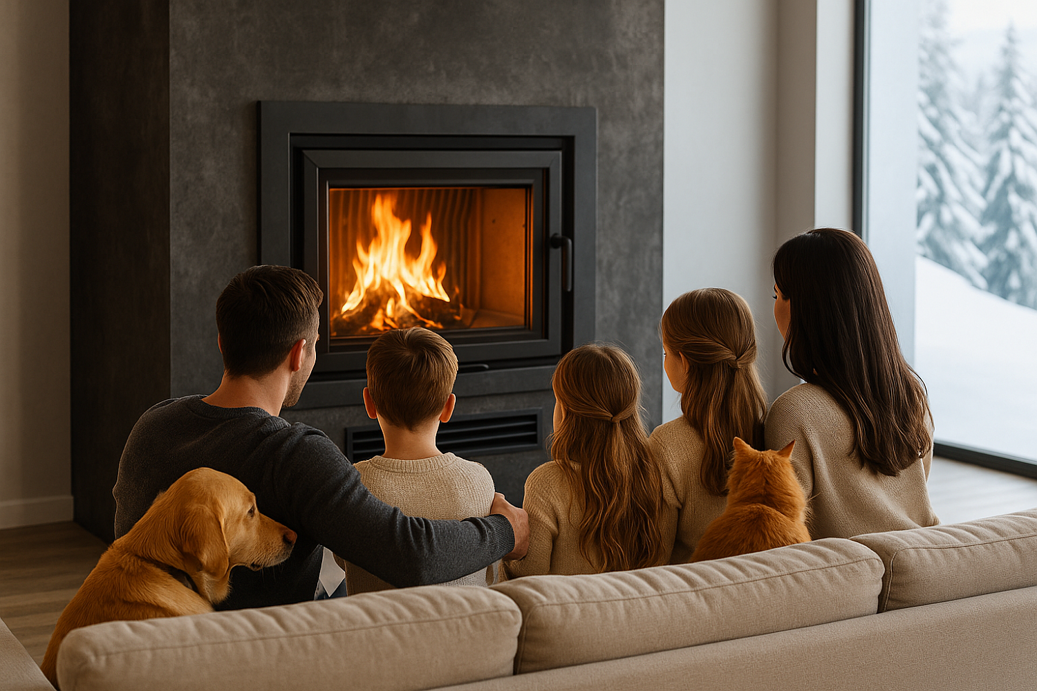 Каминная топка 1С 62/87-UP