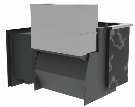 Банный камин 800, AISI 430 фото в Казани