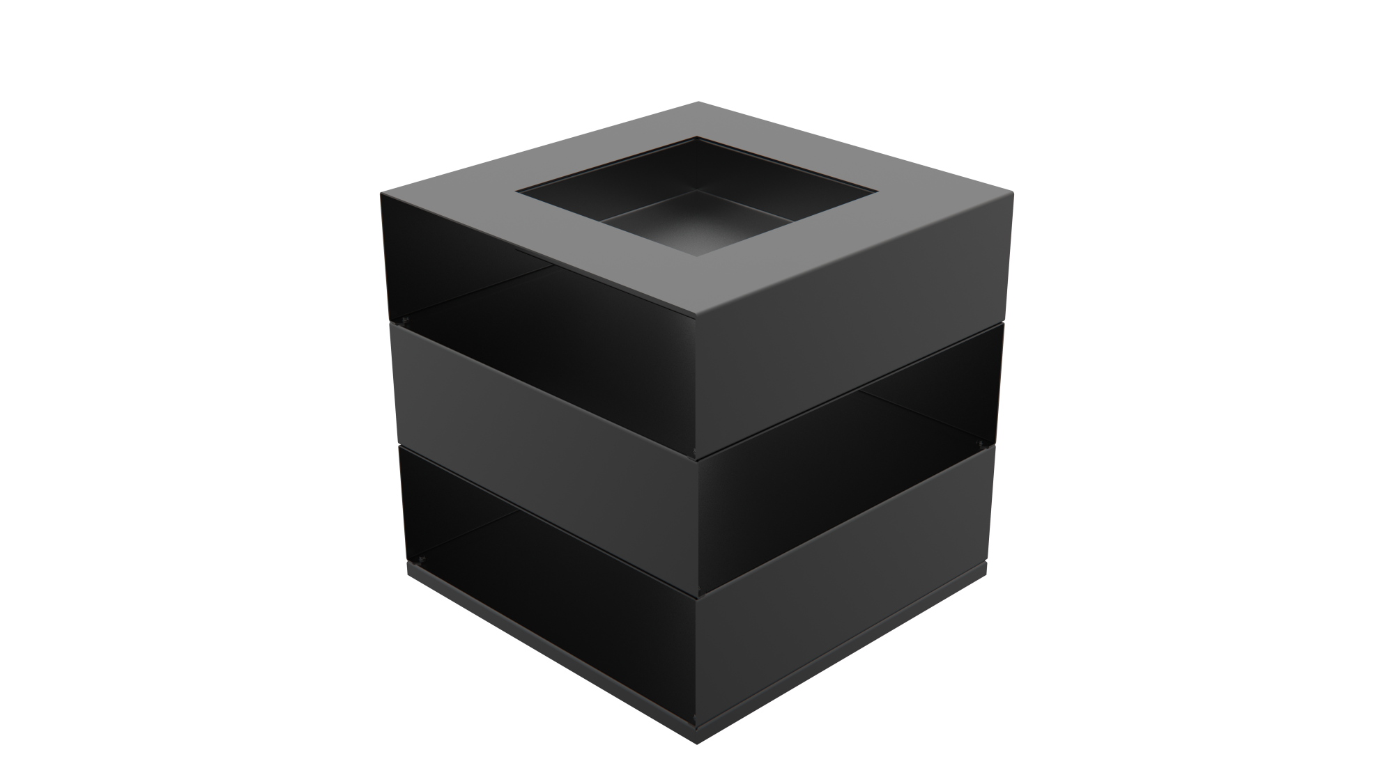 Очаг "Пламенный куб" фото в Казани