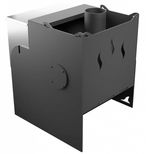 Печь Горыныч Мини, каменка с левой стороны фото в Казани